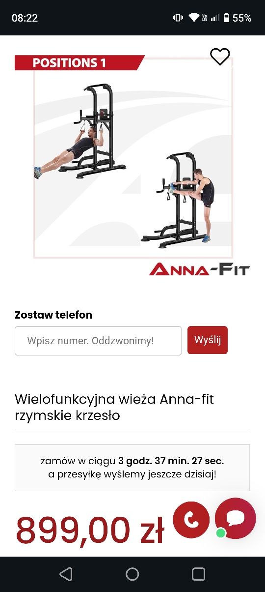 Sprzęt do ćwiczeń Anna-Fit