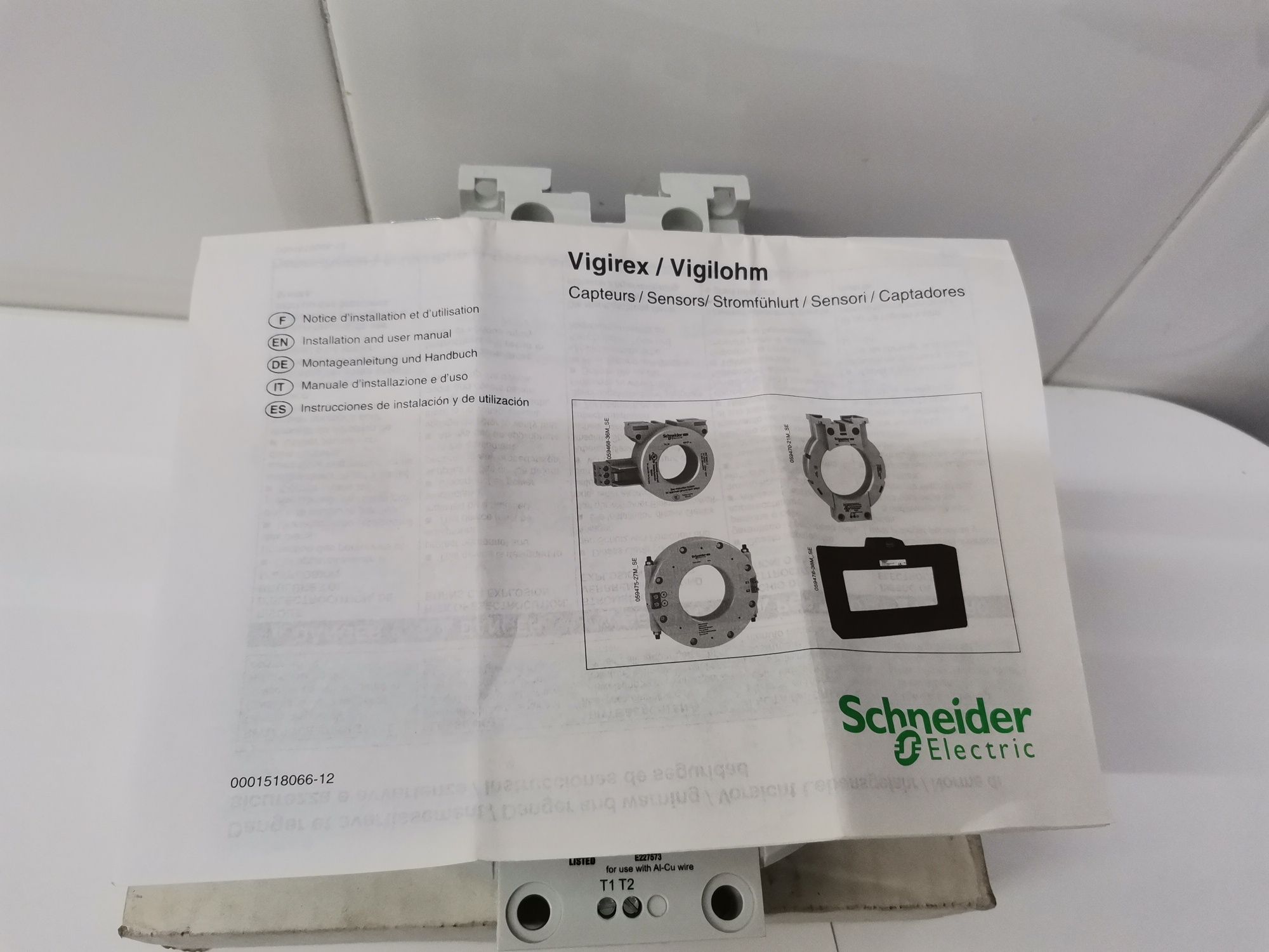 Vigirex, Transformador toroidale cerrado Schneider electric MA120