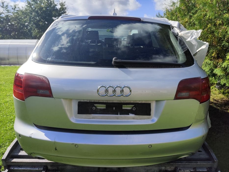 Audi A6 C6 kombi LY7W klapa tył srebrna