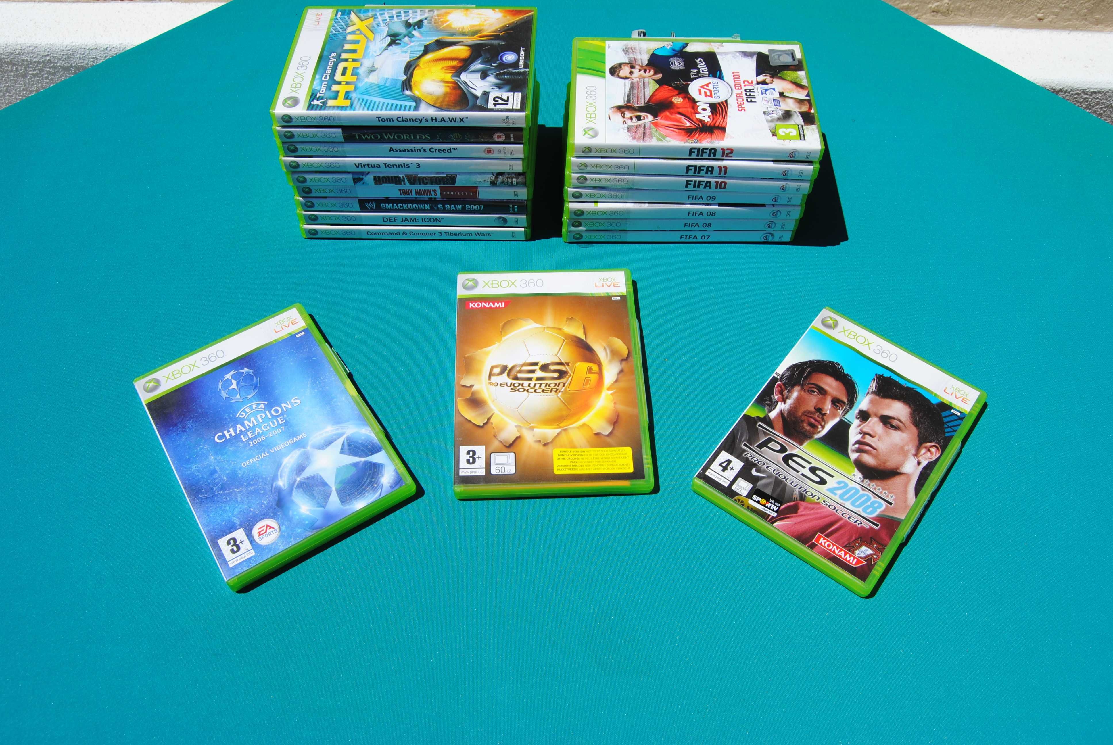 Jogos XBOX 360 originais na caixa com manuais