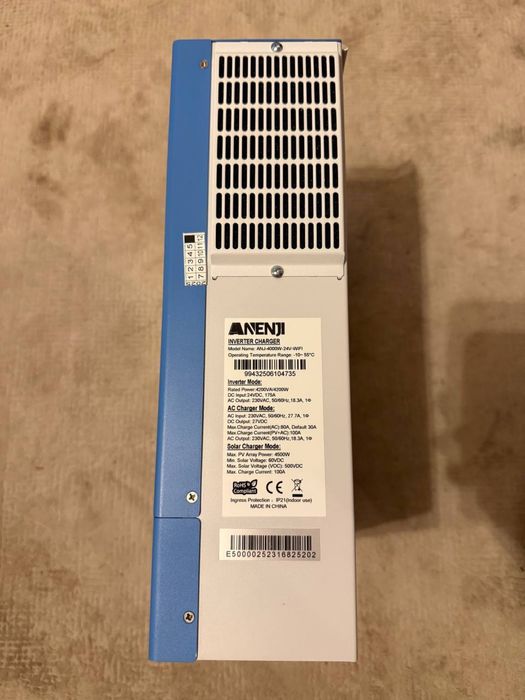 ANENJI 4.2kW 24V із Wi-Fi – В наявності! Гібридний інвертор