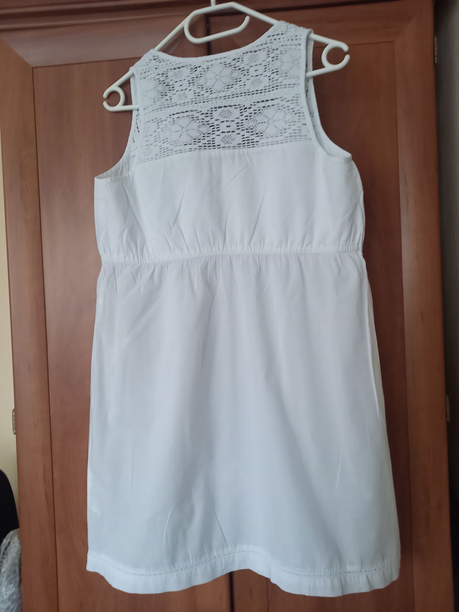 Biała sukienka tunika Mamas&Papas rozmiar 12