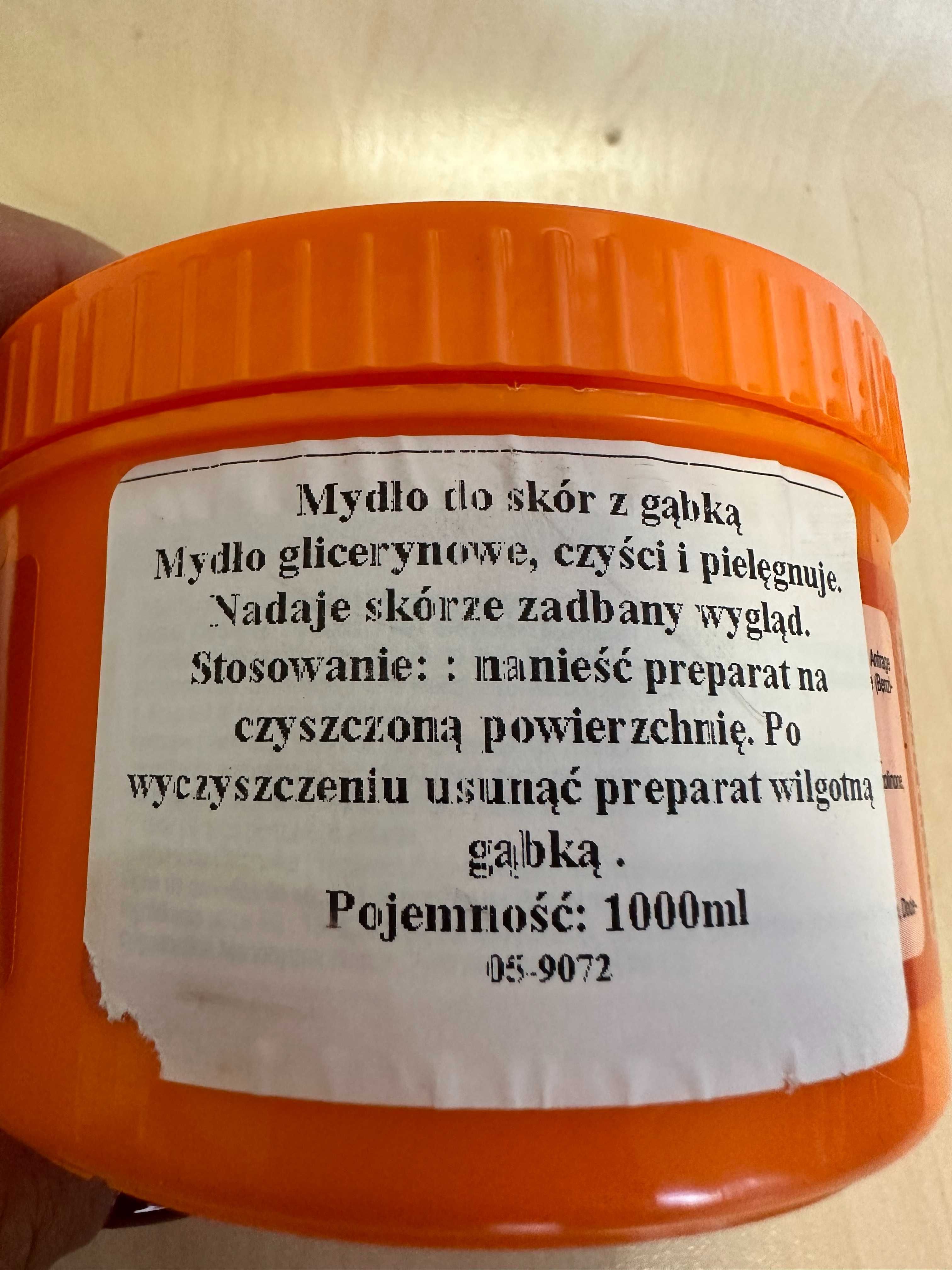 Glicerynowe mydło do skór z gąbką Leather Soap, 250 ml, Pharmakas