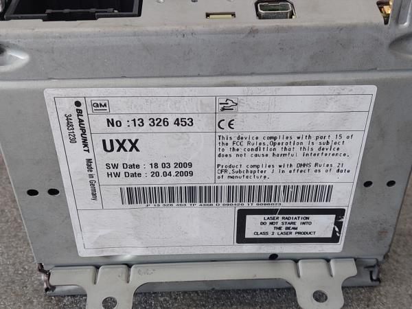 Caixa / leitor CDs OPEL Insignia A (G09)