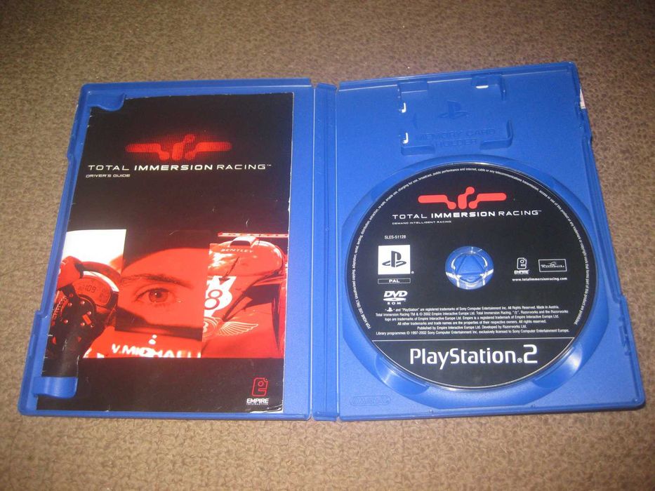 Jogo "Total Immersion Racing" para Playstation 2/Completo!