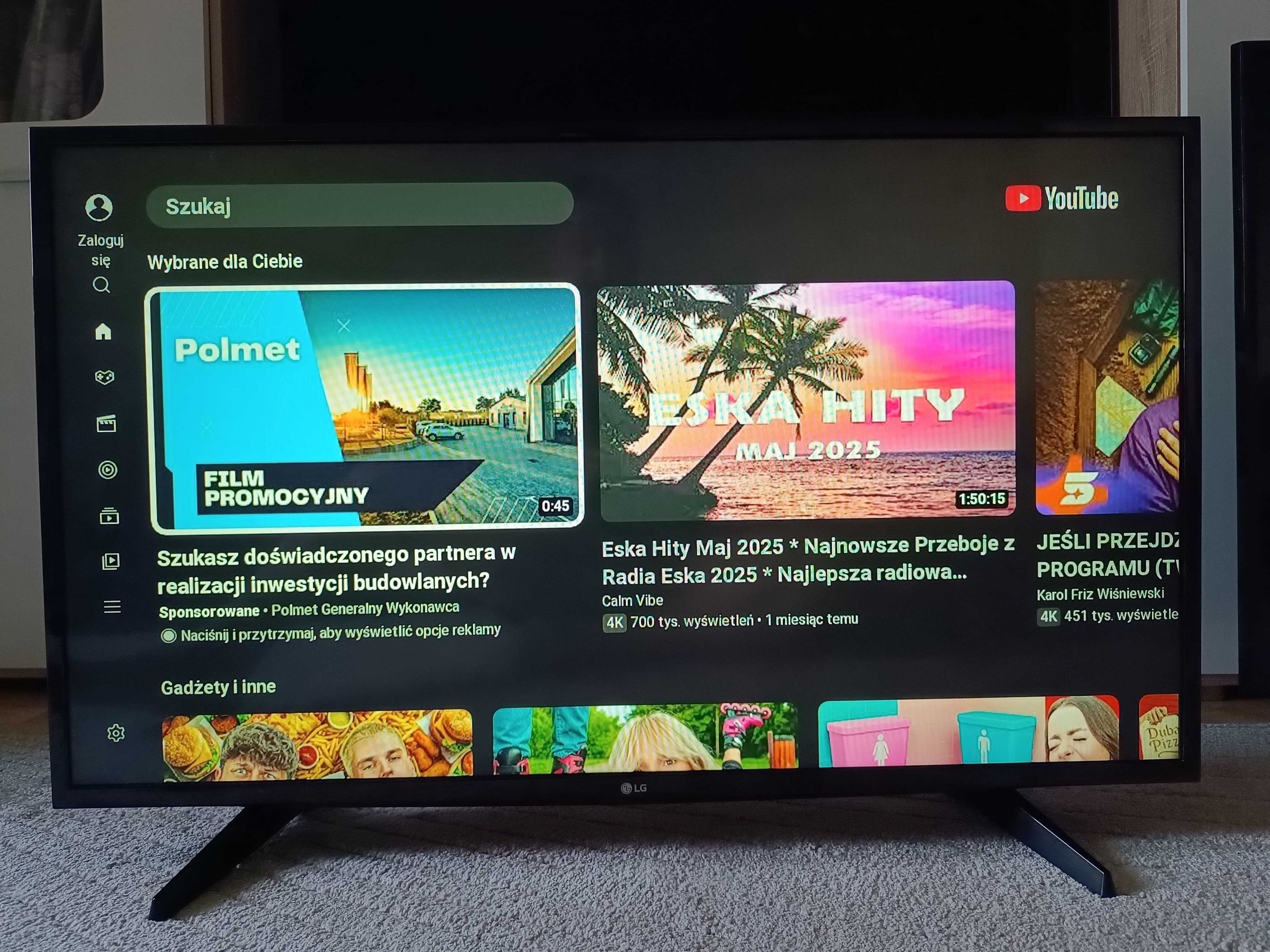 LG 43LH570V smart wifi youtube netflix sprawny stan bdb.