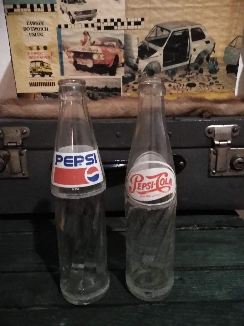 Stara butelka po Pepsi Coli 2 sztuki