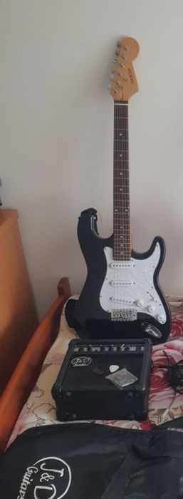 Gitara elektryczna zestaw na prezent