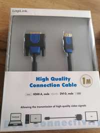 Kabel Logilink CHB3101 HDMI - DVI  1m