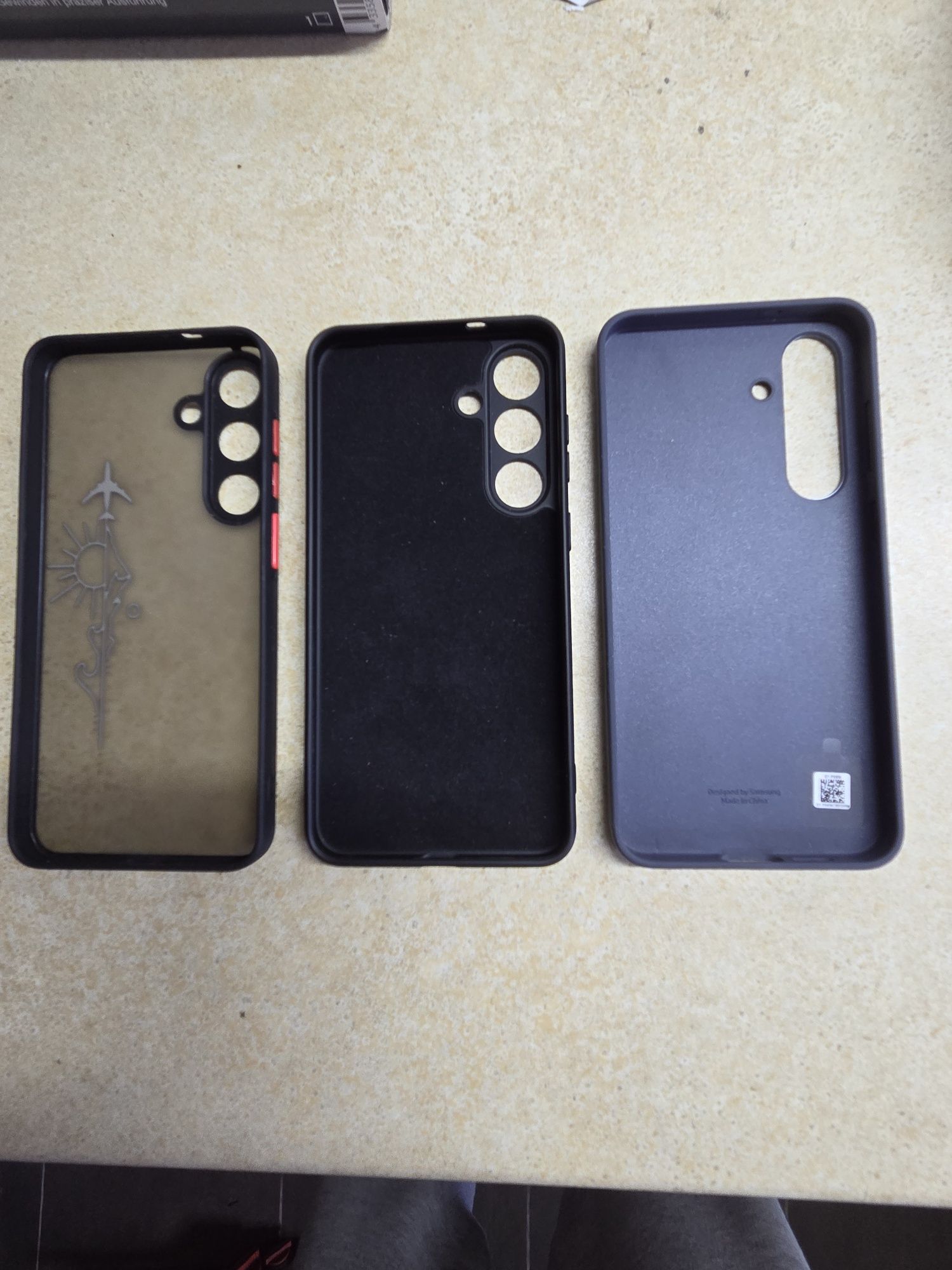 Etui Samsung S25+ plus 3 sztuki Niebieskie oryginał Samsung