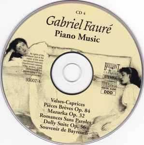 Gabriel Fauré- Jean-Philippe Collard – Piano Music Complete 4xcd box
