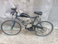 Rower z silnikiem spalinowym