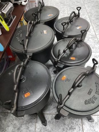 Kociołek 5l 8l 10l 15l żeliwny myśliwski emaliowany Warszawa