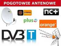 Antena dvb-T YAGA montaż ustawianie anten satelitarnych i dvb-t BIŁGOR