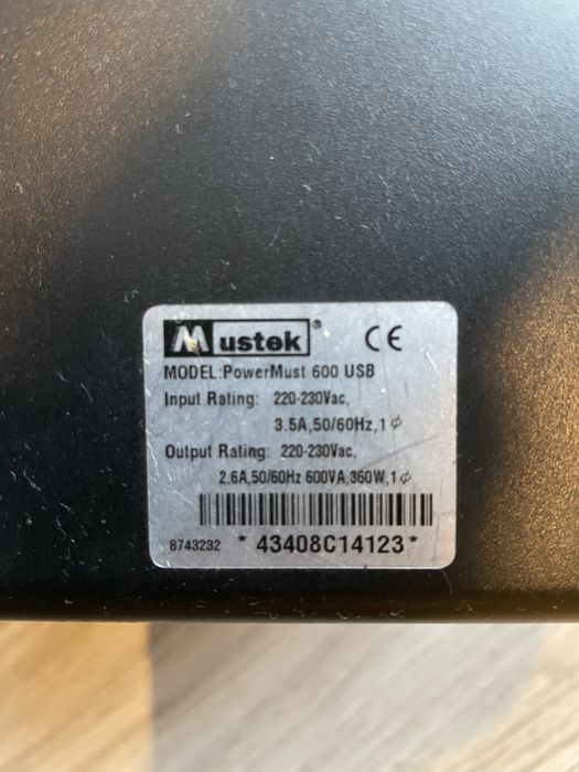 UPS MUSTEK PowerMust 600 USB