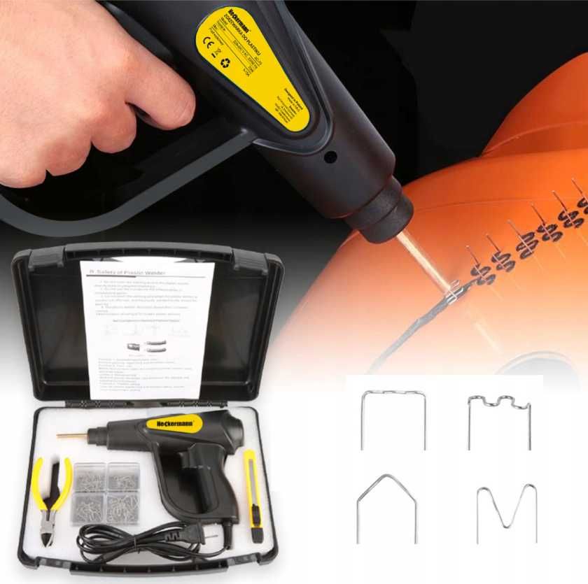 Spawarka do napraw plastiku 70W + 200SZT zszywek zgrzewarka lutownica