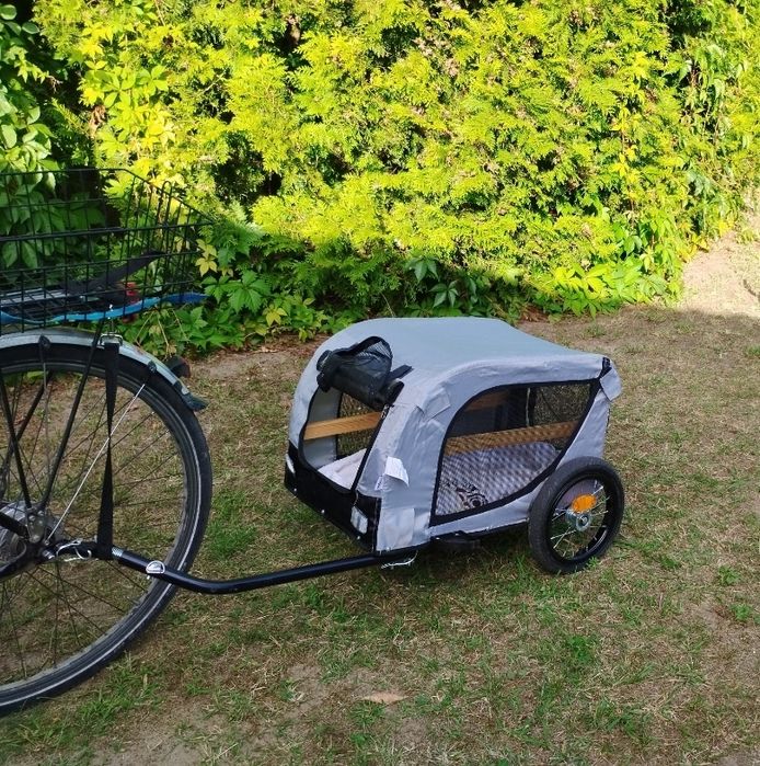 Przyczepka rowerowa dla zwierząt vidaXL