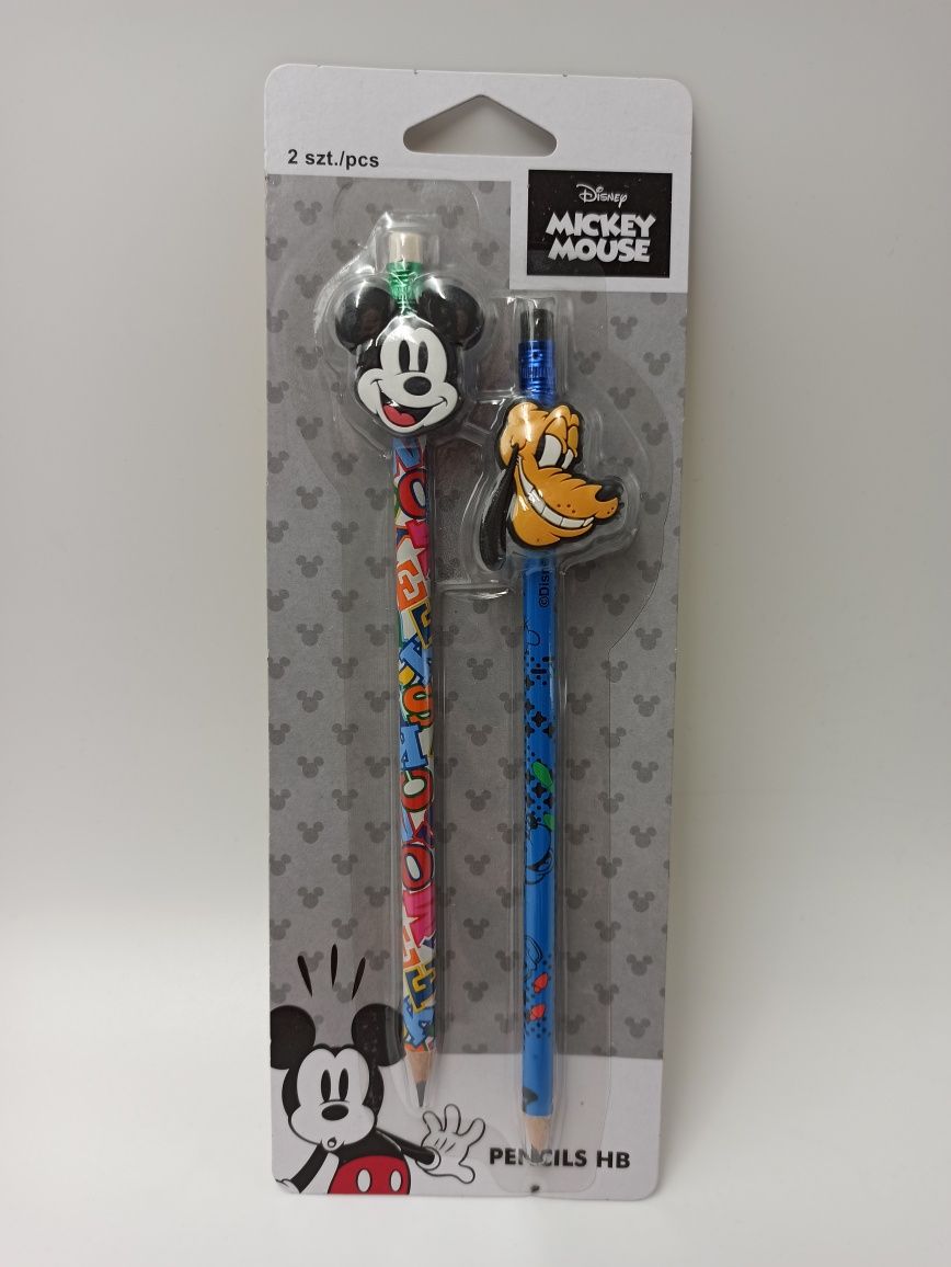Ołówek HB z gumką 2 szt Mickey Mouse