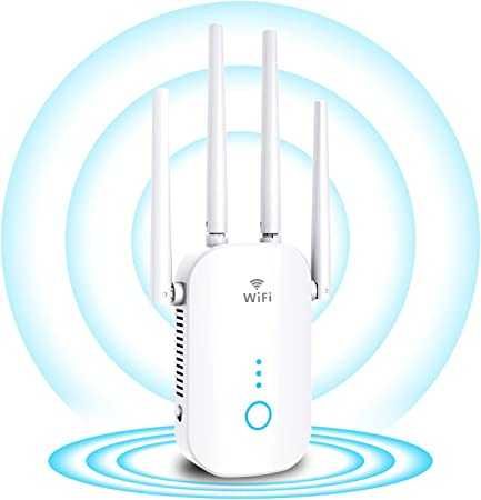 Wzmacniacz sygnału WiFi 1200 Mb / s biały