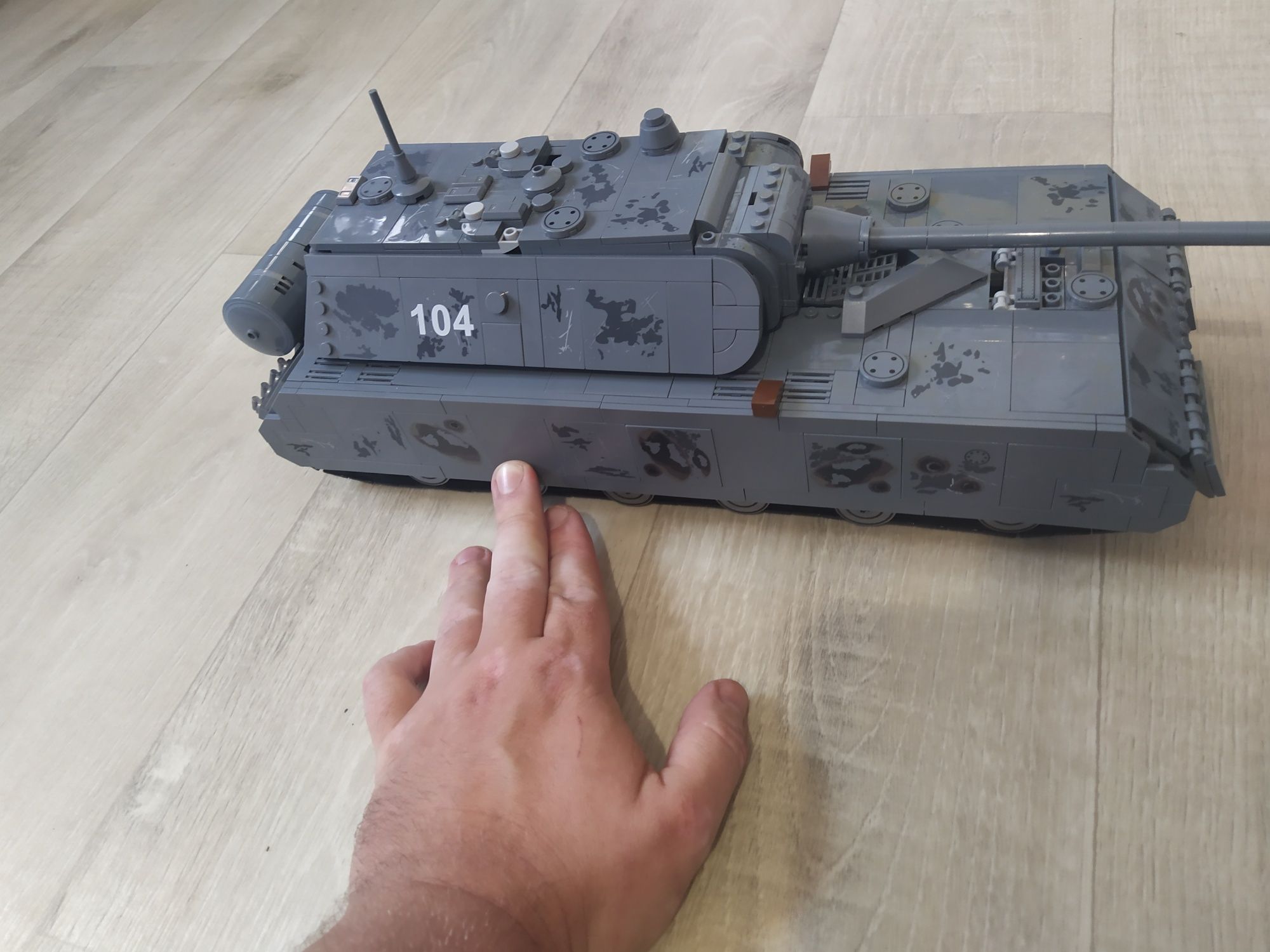 Лего Німецький танк маус (Panzer VIII Maus) 2127 деталей