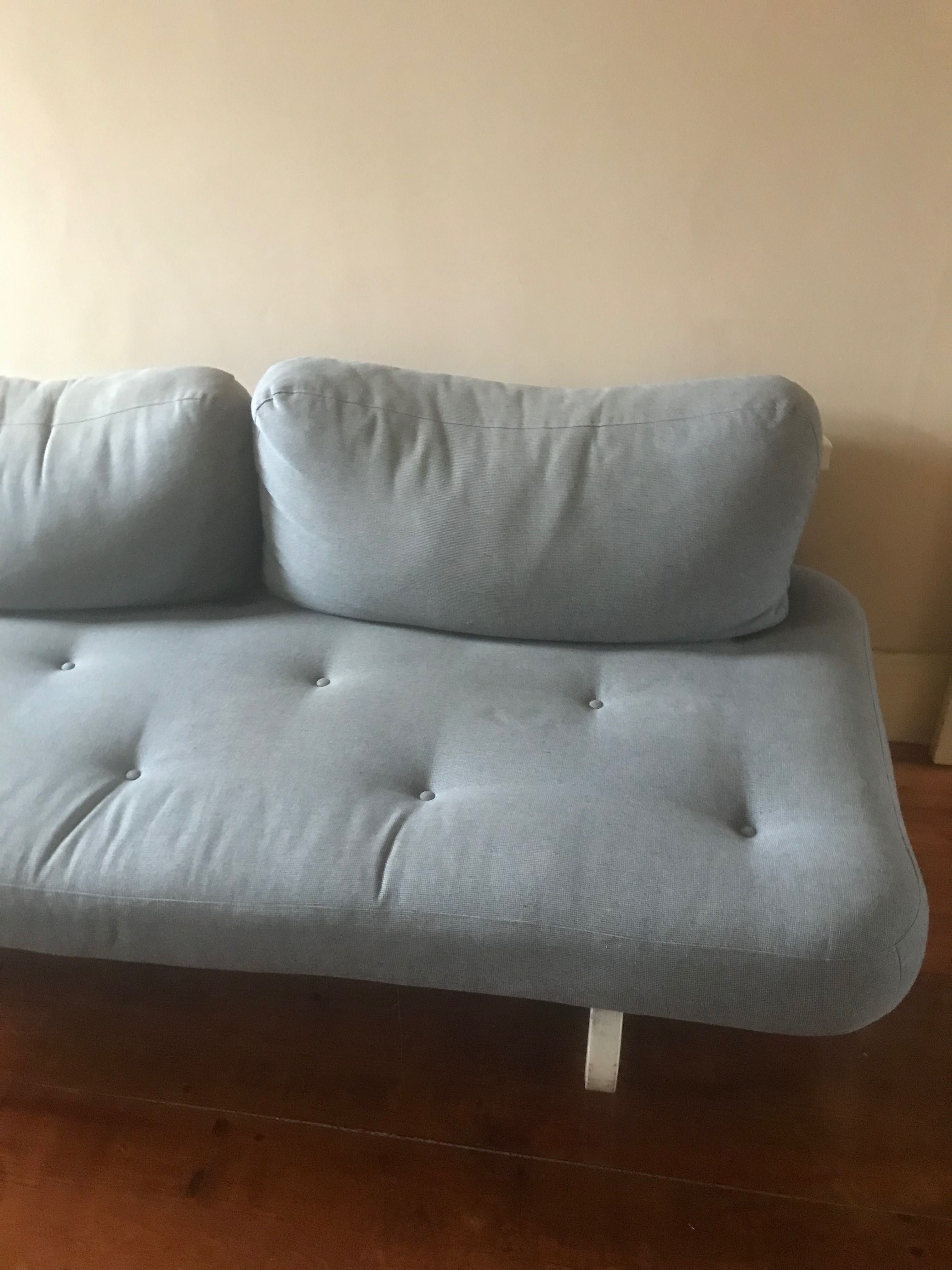 Sofá modern cinzento área infinitas
