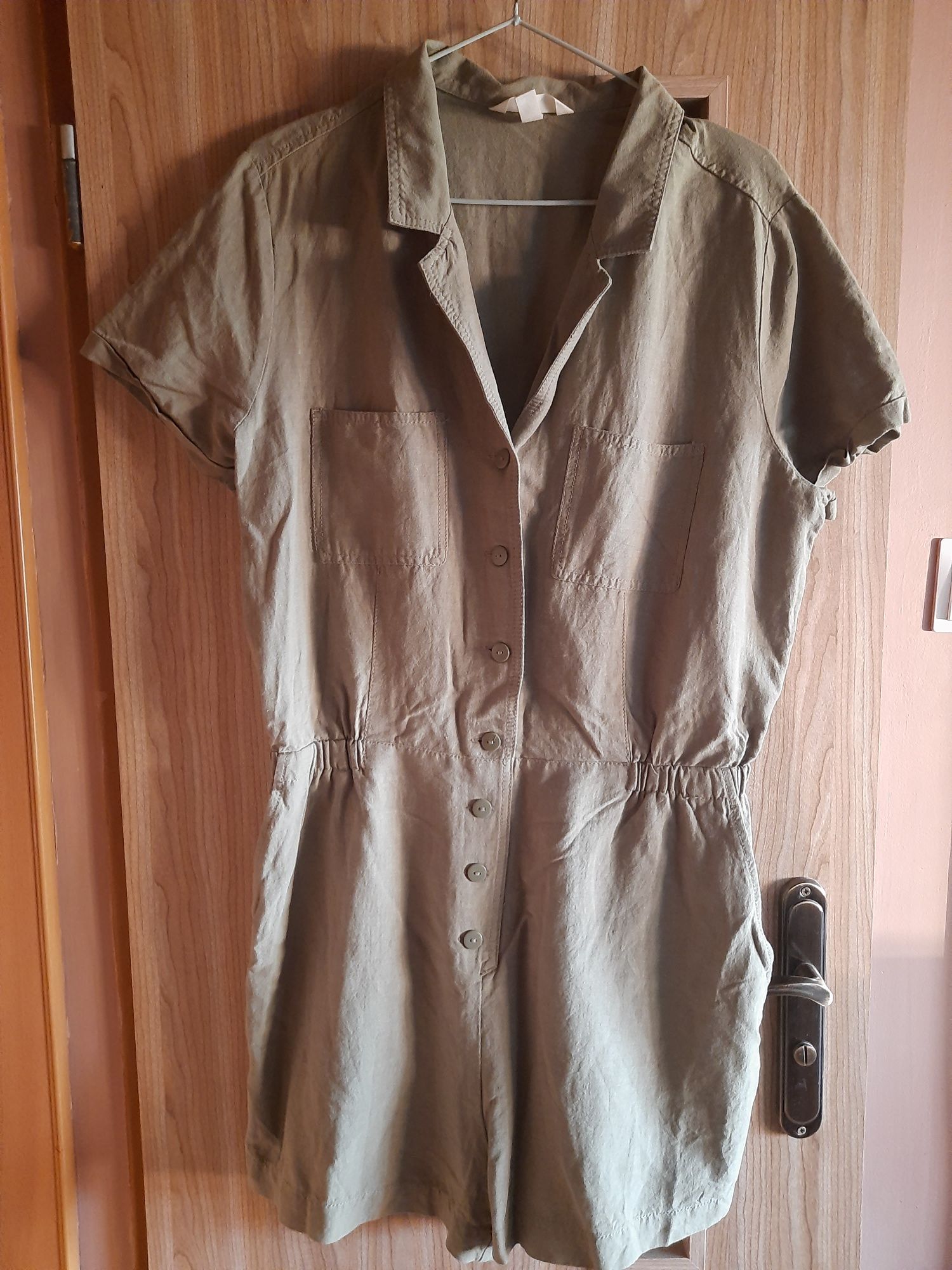 Kombinezon krótki H&M roz.44 khaki