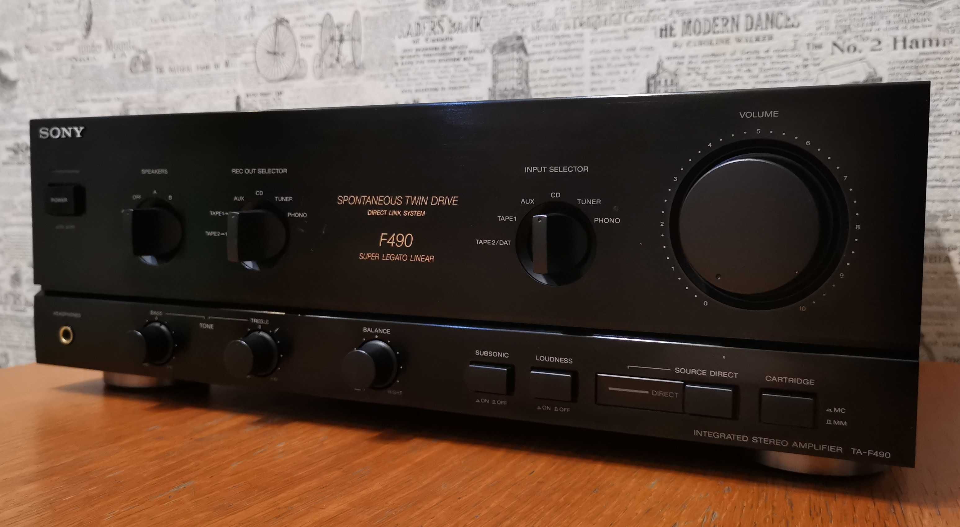 Wzmacniacz stereo Sony TA-F490