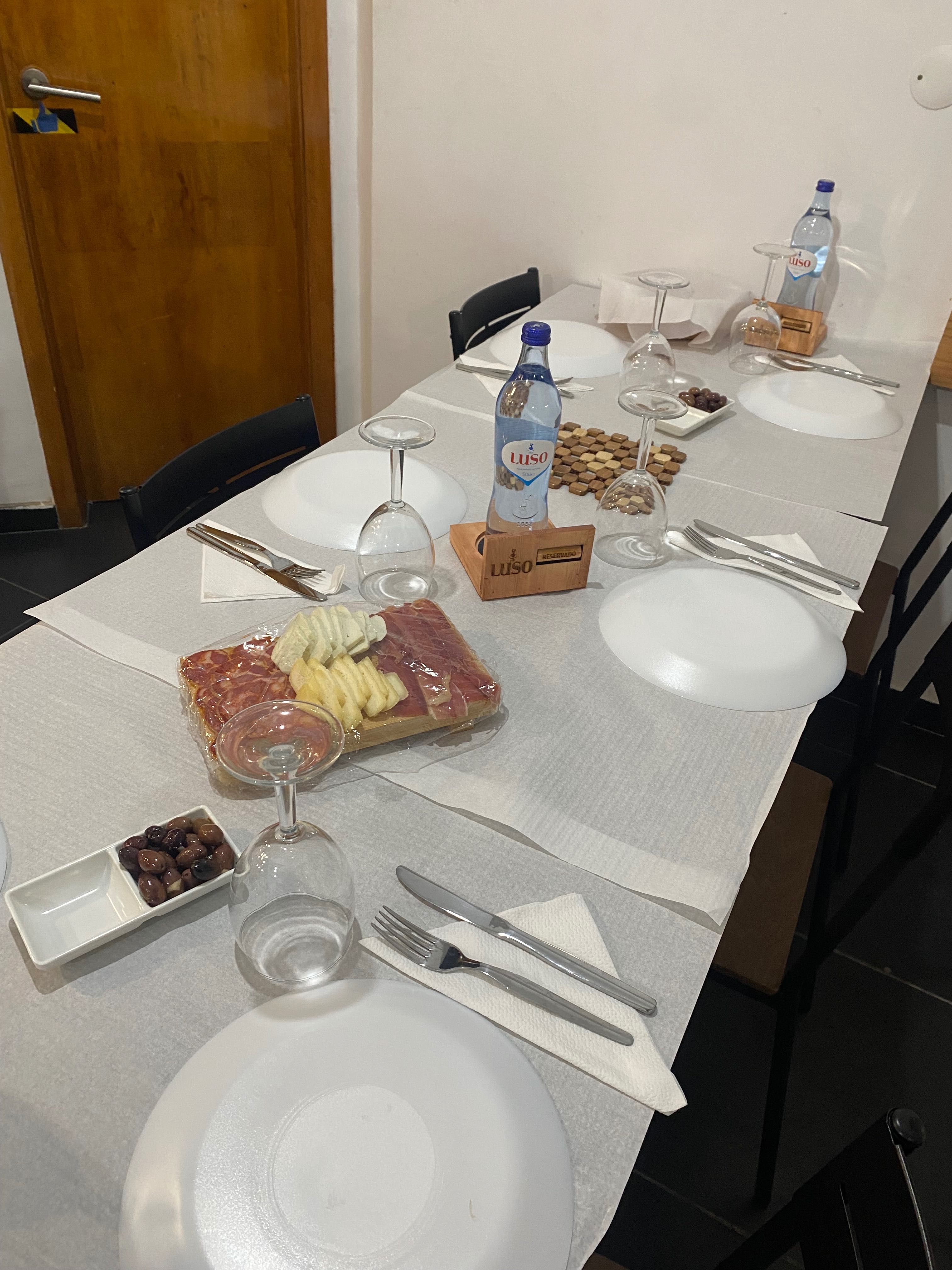 Restaurante em funcionamento