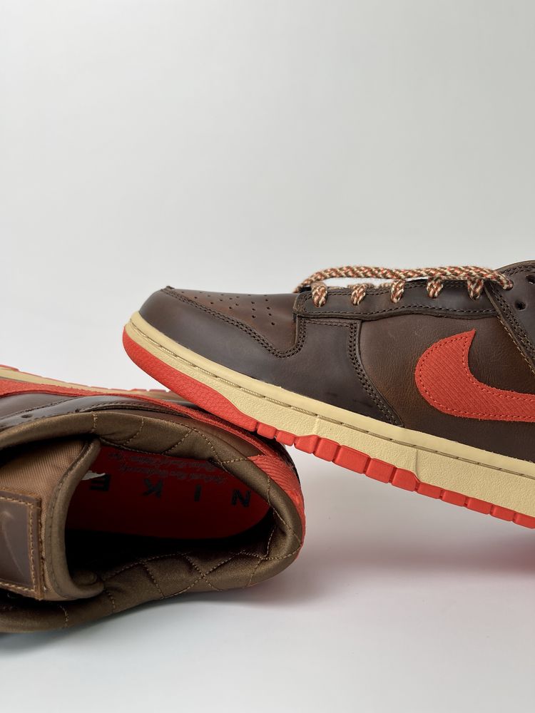 Оригинал Nike Dunk Low ‘Light British Brown’ (HQ3448 262) кожание данк