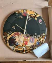 Zegar ścienny Gustav Klimt "Pocałunek"