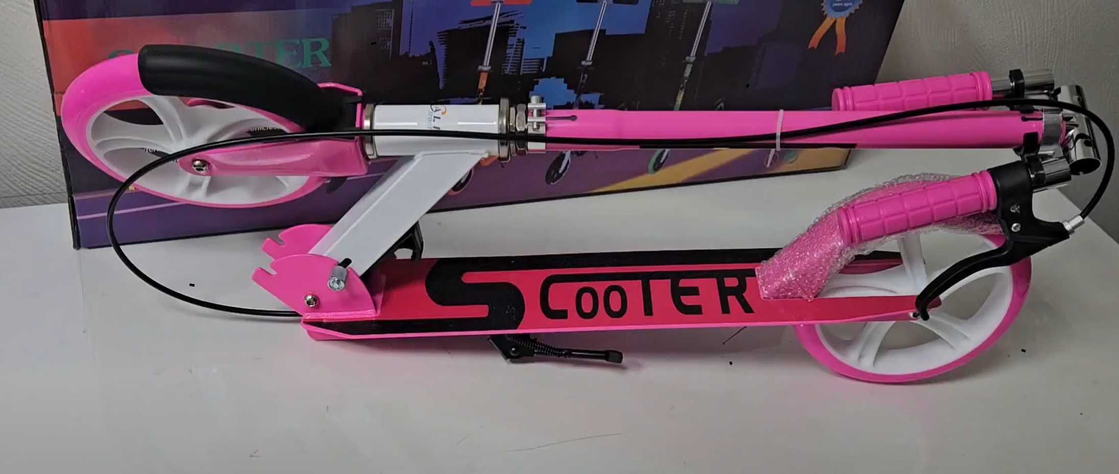 Самокат SCOOTER 470 двоколісне, ручне гальмо.