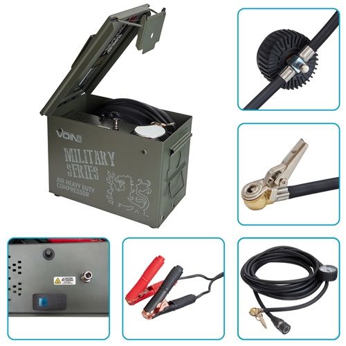 Авто  Компресор "VOIN" VM-080 "MILITARY SERIES" 150psi/50A/160л.