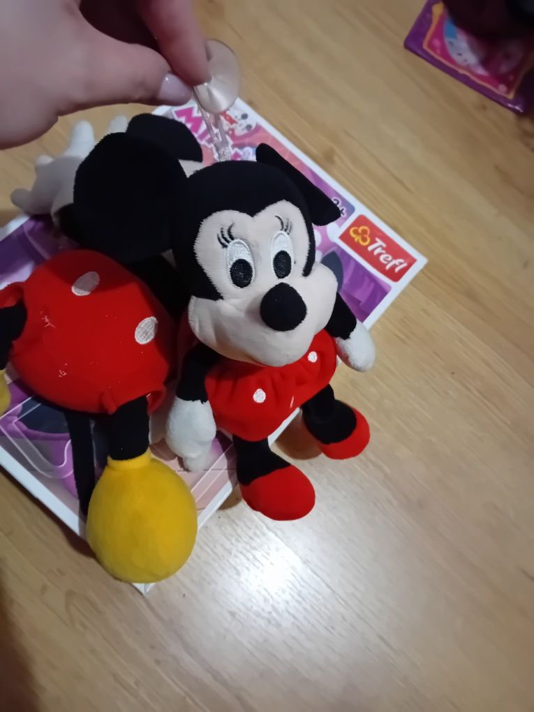 Miki i Minni Mouse Disney frefl maskotki + puzzle