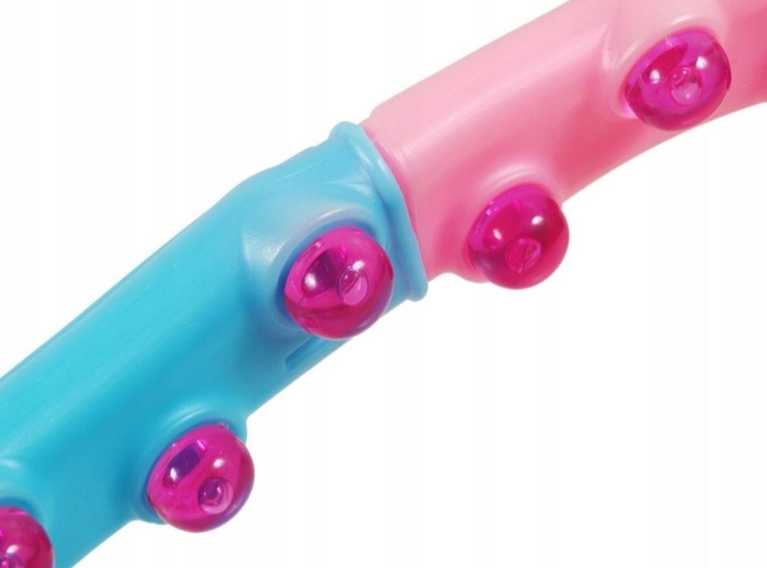 Jinpoli Hula hop z wypustkami 110 cm masaż 1,25kg