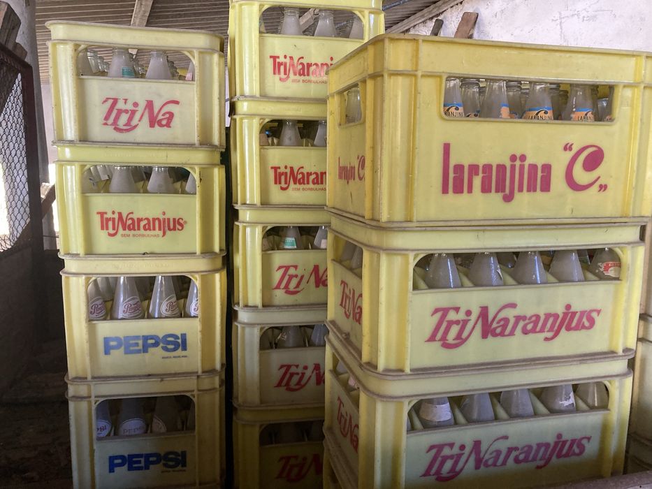 Garrafas de Vidro Vintage