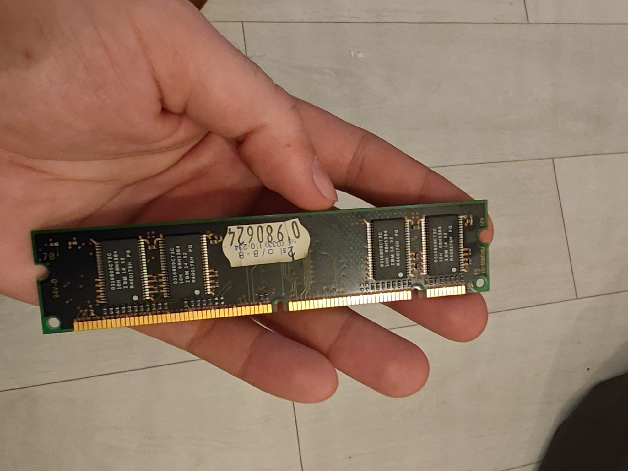 IBM EDO dimm 16 mb 168 pin pc-66 do retro pc ram