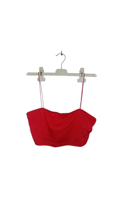 Top de alças vermelho
