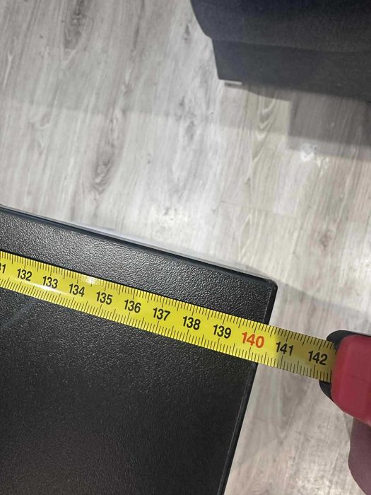 Biurko VOX duże, czarno-białe