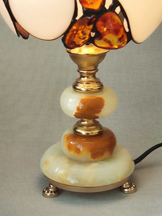 Lampa bursztyn nocna