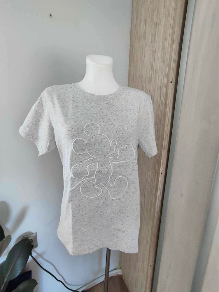 T-shirt szary melanż O’La Voga,, uniwersalny