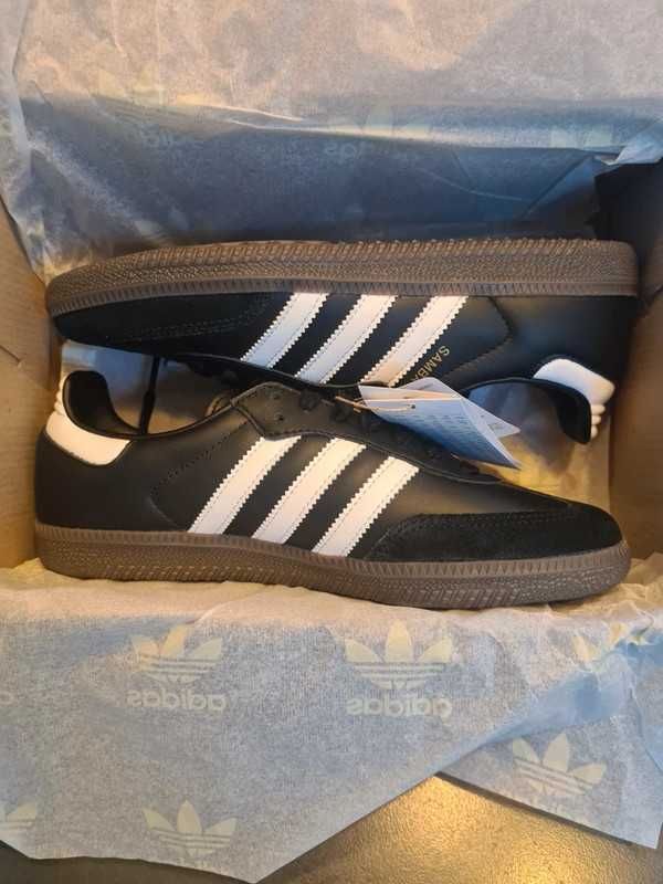 Nowe\Powietrze*airDamskieAdidasSambaSupremeBlack UnisexTrampki 39