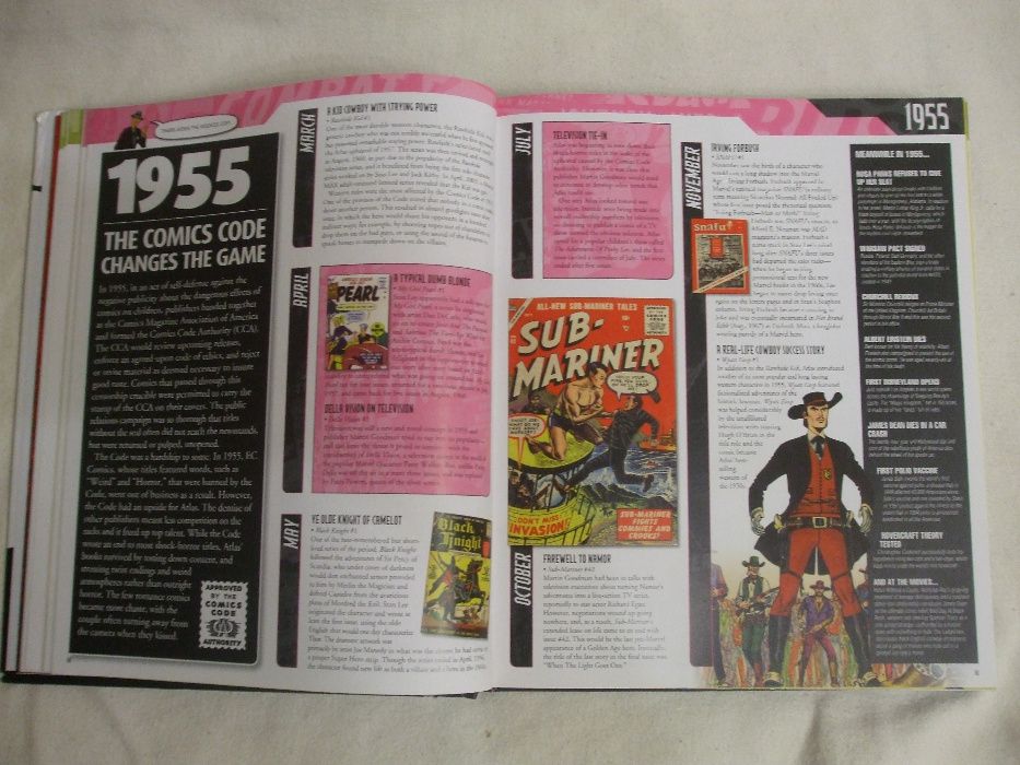 книга история комиксов Marvel Comics year by year Год за годом