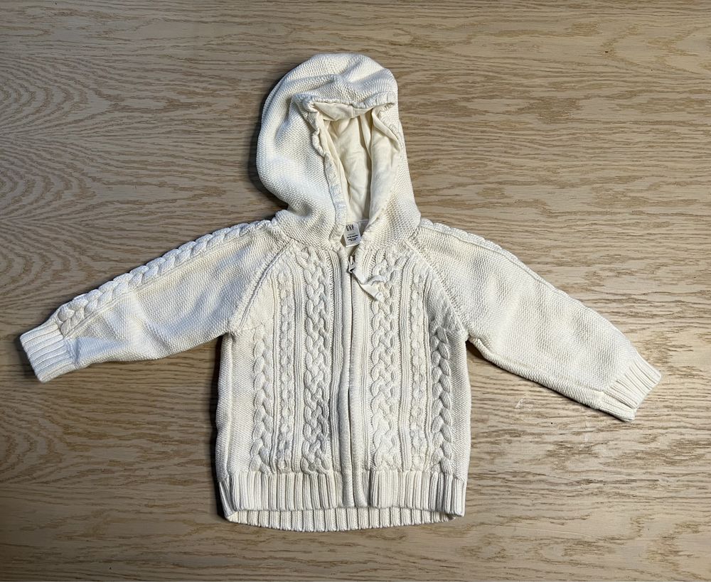 Nowy sweter ecru 86-92