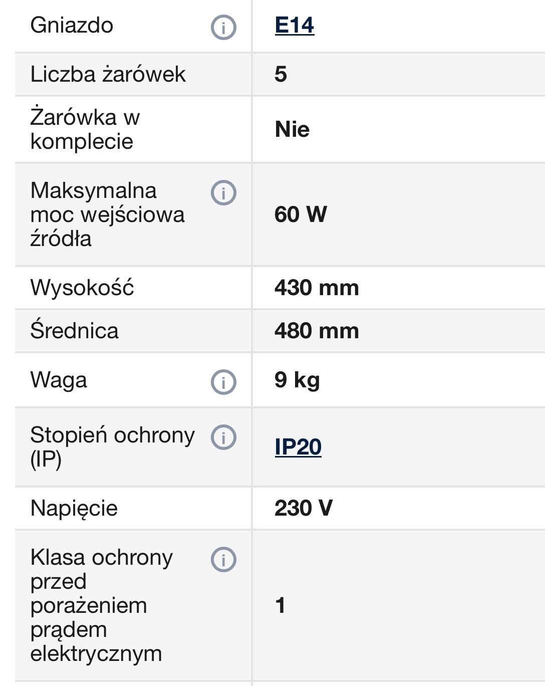 Żyrandol kryształowy z oprawą złoty połysk