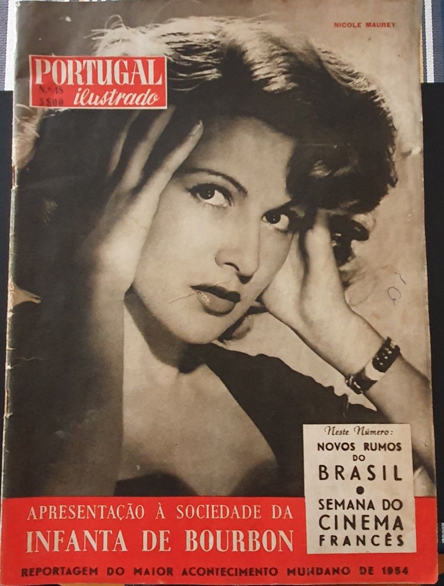 Revistas da década de 1950 Stage & Cinema Portugal Ilustrado Look