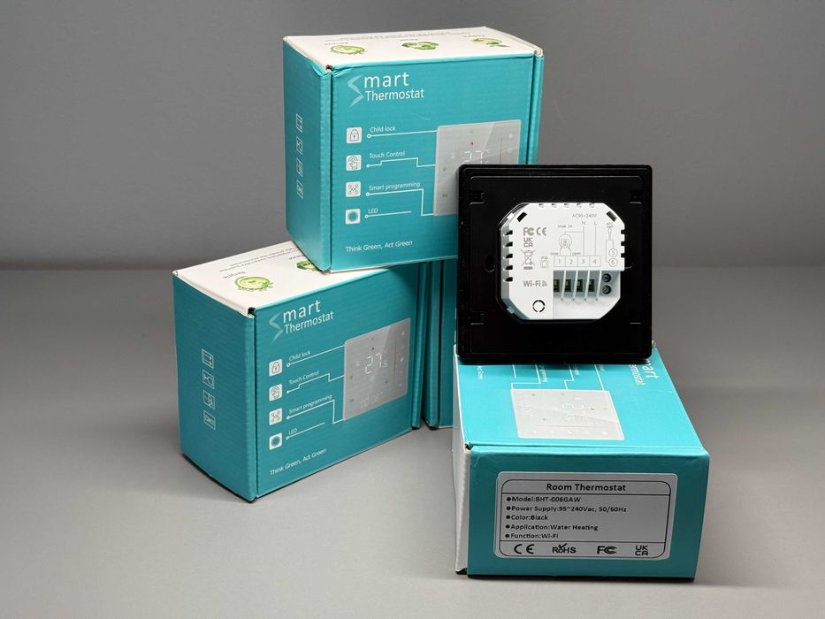 4 szt. Inteligentny termostat, wifi wodne ogrzewanie podłogowe (5A)