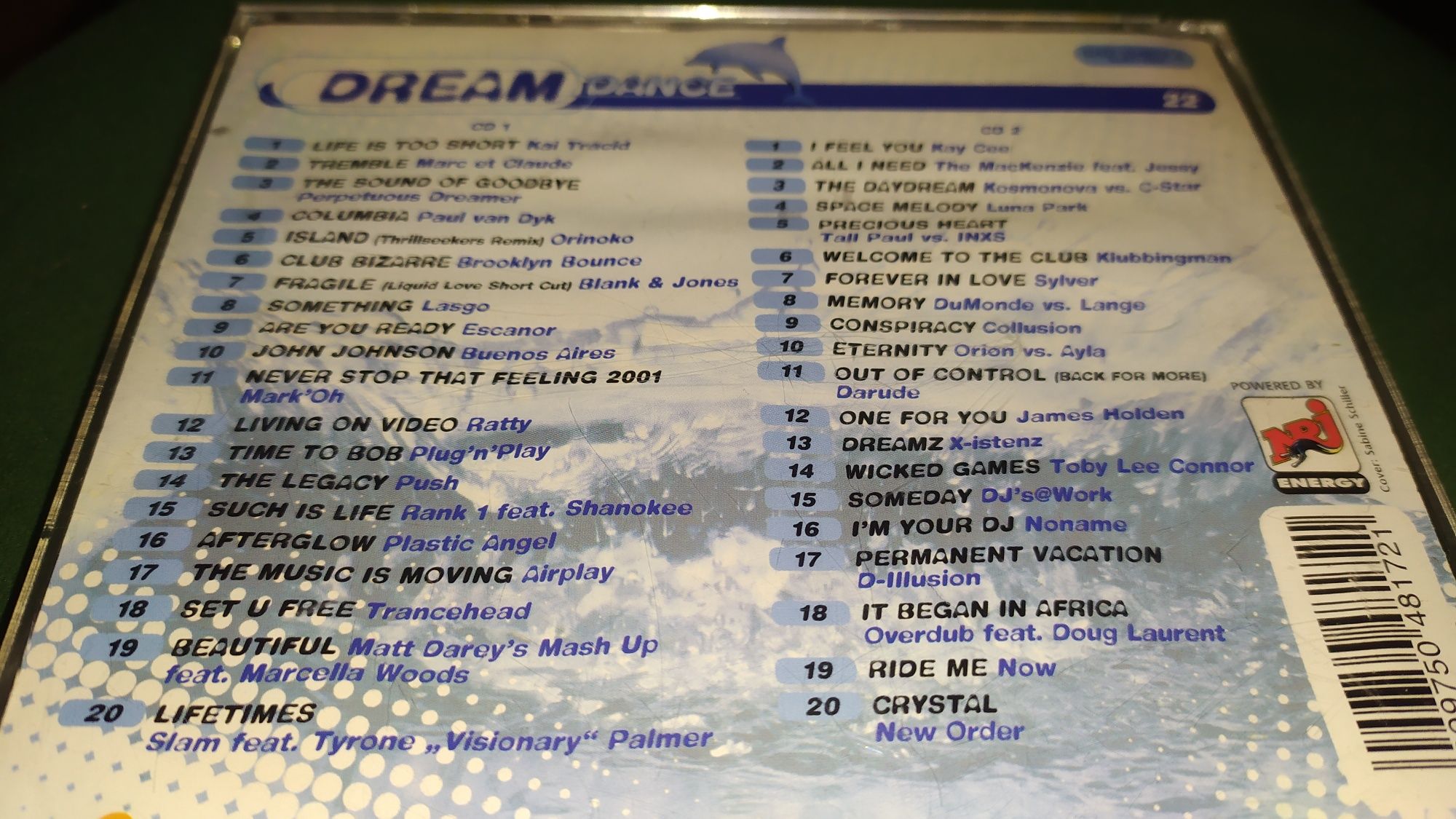Dream Dance 22 techno trance 2 cd