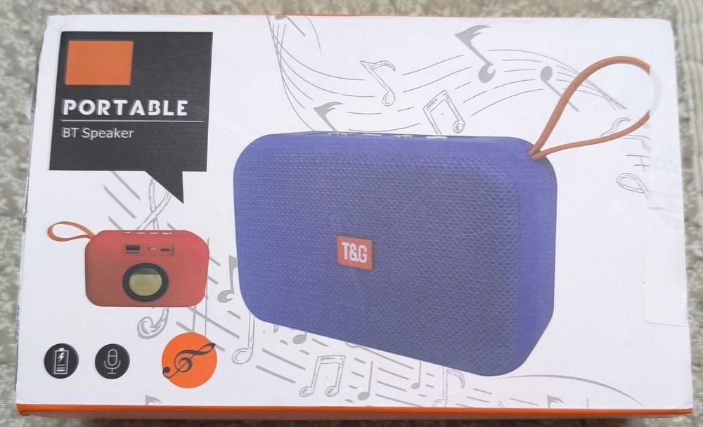 T&G - Coluna Portátil Bluetooth