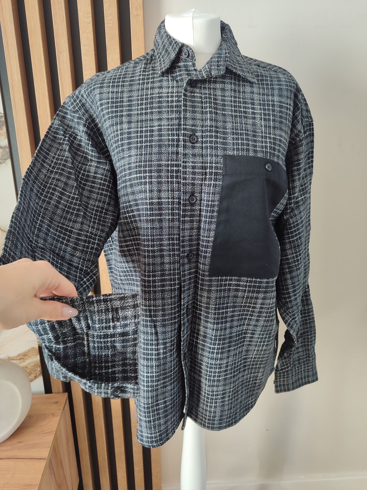 Koszula męska woodbird S Men's shirt Stoll Nappa Shirt Navy