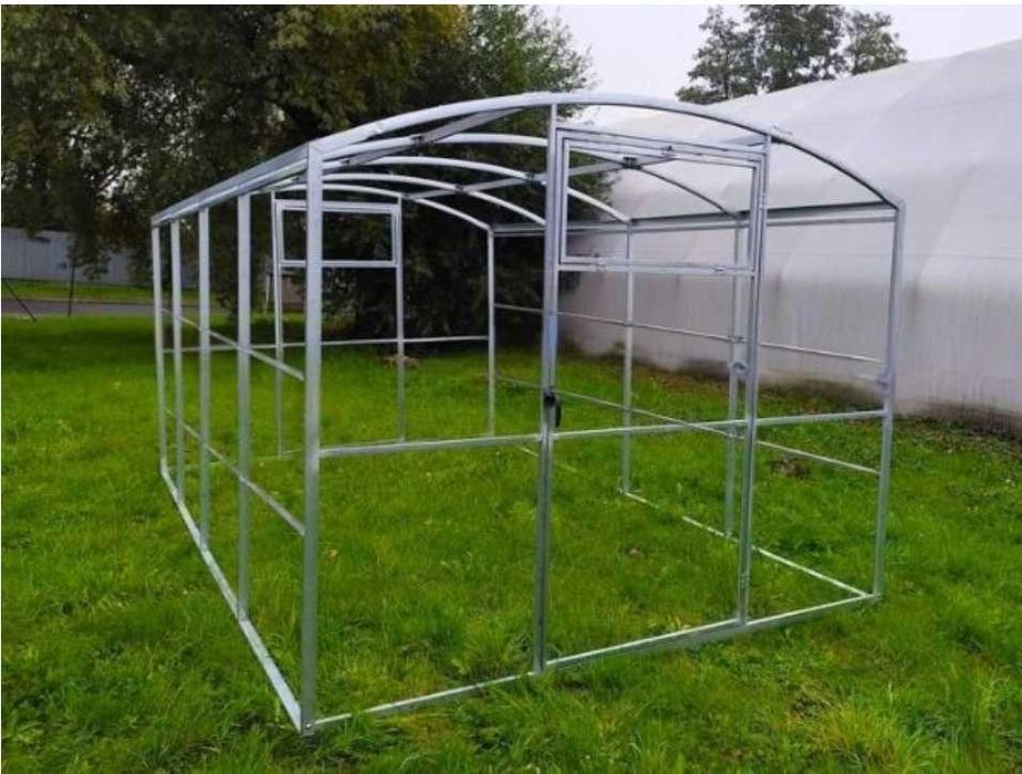 Szklarnia Tunel 2.5x4 2.5x6 2.5x8m z poliwęglanu 4/6 mm Profil 40x20mm